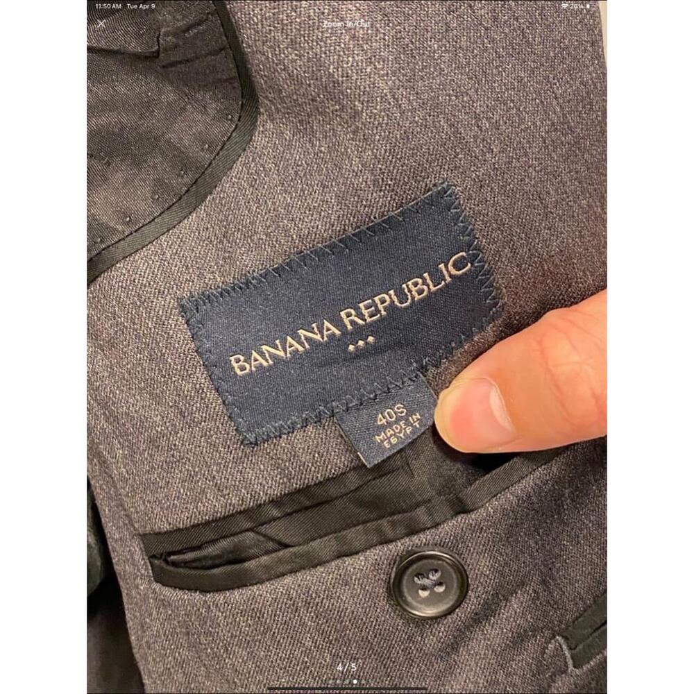 Banana Republic Suit Jacket 40S - Picture 2 of 5
